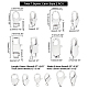 14Pcs 7 Style Polished 316 Surgical Stainless Steel Lobster Claw Clasps(STAS-UN0023-46)-5