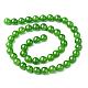 Natural Chinese Jade/Taiwan Jade Round Beads Strands(GSR063)-3