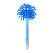 Plastic Diamond Painting Point Drill Pen, Diamond Painting Tools, with Monster Bacteria Ornament, Blue, 205x68mm, Pen: 11mm wide, Hole: 1.8mm(DIY-H156-04B)