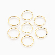 Tibetan Style Linking Rings, Circle Frames, Cadmium Free & Lead Free, Antique Golden Color, 22x1.5mm, about 18.5mm inner diameter(PALLOY-A017-AG-LF)