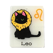 Acrylic Pendants,
Constellation Cat, Leo, 34x27x2.5mm, Hole: 2mm(MACR-U005-09H)