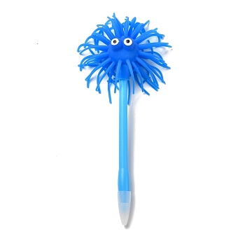 Plastic Diamond Painting Point Drill Pen, Diamond Painting Tools, with Monster Bacteria Ornament, Blue, 205x68mm, Pen: 11mm wide, Hole: 1.8mm