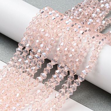 Transparent Electroplate Glass Beads Strands(GLAA-F029-3mm-C26)-4