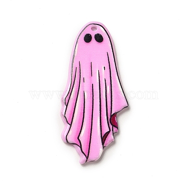 pendentifs acryliques imprimés halloween(X-MACR-K330-10B)-2