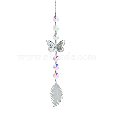 Feather Glass Suncatchers