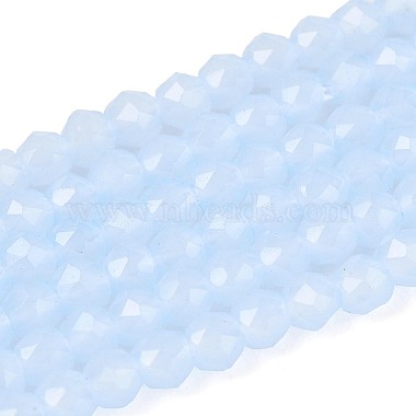 模造ヒスイガラスビーズストランド(GLAA-T028-2mm-11F)-1