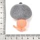 Animal Theme Flocking Silicone Pendants(SIL-C012-03C)-3