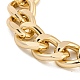 Chunky Aluminum Curb Chain Necklaces for Women(NJEW-K261-01C-G)-3