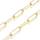 3.28 Feet Soldered Brass Paperclip Chains(X-CHC-D025-03G)-2