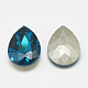 Pointed Back Glass Rhinestone Cabochons(RGLA-T081-13x18mm-14)-2