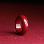 Cinnabar Finger Rings, Brown, US Size 4 1/4(15mm)(FS-WGB4F46-01)