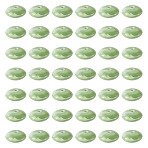 80Pcs 61G Acrylic Imitation Gemstone Beads, Rondelle, Two Tone, Dark Sea Green, 13~15.5x6~7.5mm, Hole: 1.8mm(MACR-TADJ0001-10B)