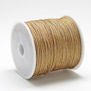 Nylon Thread, Goldenrod, 0.8mm, about 98.43yards/roll(90m/roll)(NWIR-JP0009-0.8-160)