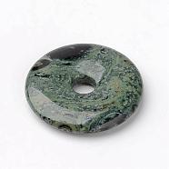 Natural Kambaba Jasper Pendants, Donut/Pi Disc, Donut Width: 12mm, 30x5mm, Hole: 6mm(G-K099-30mm)