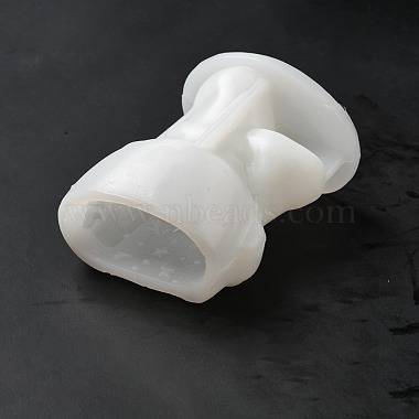 3d noël bonhomme de neige bricolage bougie moules en silicone(CAND-B002-06)-4