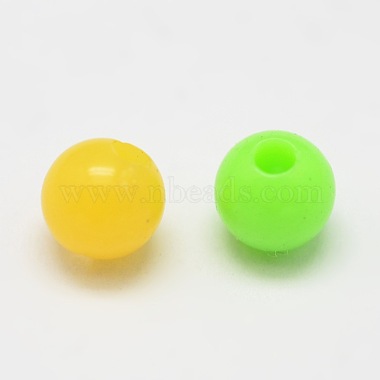 perles d'espacement acryliques rondes opaques(MACR-I036-4mm-M)-2