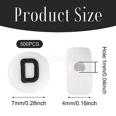 500Pcs Acrylic Beads(SACR-TA0001-55D)-3