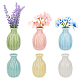 6Pcs 6 Colors Mini Ceramic Floral Vases for Home Decor(BOTT-NB0001-04)-1