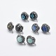 Natural Gemstone/Shell Stud Earring Findings(RB-L031-23)-1