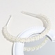 Solid Color Plastic Imitation Pearl Hair Band(PW-WG72696-01)-1