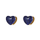 Heart Shape Golden 304 Stainless Steel Hoop Earrings(TZ8486-3)-1