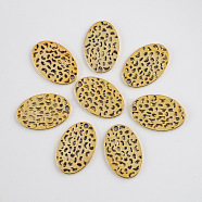 Alloy Pendants, Oval, Antique Golden, 30x20mm(PALLOY-WH0085-47A)