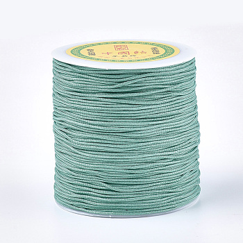 Nylon Thread, Medium Aquamarine, 1.5mm, about 120.29 yards(110m)/roll