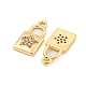 Brass Micro Pave Clear Cubic Zirconia Pendants(KK-G492-03A-G)-2