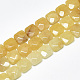 Natural Topaz Jade Beads Strands(X-G-S357-D02-12)-1