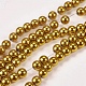 Electroplate Non-magnetic Synthetic Hematite Beads Strands(G-J169A-4mm-04)-1