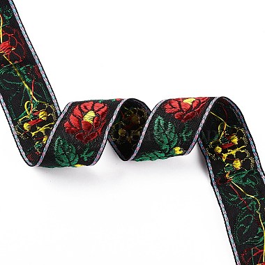 Ethnic Style Embroidery Cotton Ribbon(OCOR-XCP0001-74)-3