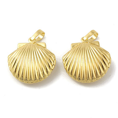 Real 18K Gold Plated Shell Brass Pendants