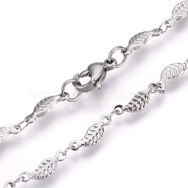 304 Stainless Steel Link Chain Bracelets(BJEW-P239-16)-3