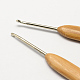 Bamboo Handle Iron Crochet Hook Needles(TOOL-R034-2.5mm)-2