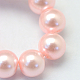 Baking Painted Pearlized Glass Pearl Round Bead Strands(HY-Q330-8mm-70)-3