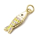 Brass Enamel Pendants(X1-KK-A266-39G-01)-2