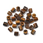 Natural Tiger Eye Beads, Column, 9~9.5x8.5~9.5mm, Hole: 3.5mm(G-I395-B08)