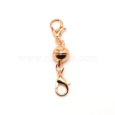 Golden Round Alloy Magnetic Clasps