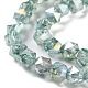 Transparent Electroplate Glass Beads Strands(EGLA-F160-01F)-3