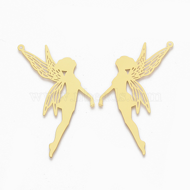 Golden Angel & Fairy Brass Big Pendants
