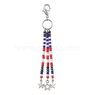 Red Star Glass Pendant Decorations