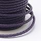 Braided Cowhide Leather Cord(NWIR-N005-01S-3mm)-3