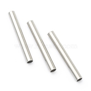 304 Stainless Steel Beads, Tube Beads, Stainless Steel Color, 20x2.5mm, Hole: 1.8mm(STAS-H160-05A-P)