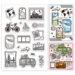 Custom PVC Plastic Clear Stamps, for DIY Scrapbooking, Photo Album Decorative, Cards Making, Mixed Shapes, 160x110x3mm(DIY-WH0448-0337)