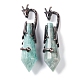 Natural Amazonite Faceted Pointed Bullet Big Pendants(G-L524-19R-07)-1