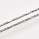 Латунь круглый змея цепи ожерелье материалы(MAK-T006-11B-P)-3