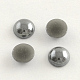 cabochons en verre opaque plaqué perlé(PORC-S801-8mm-41)-1