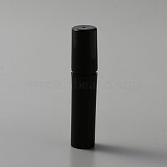 Plastic Sample Perfume Spray Bottles, Travel Fine Mist Atomizer, Refillable Bottle, Column, Black, 1.2x5.55cm, Capacity: 2ml(0.07fl. oz)(MRMJ-WH0070-39B)