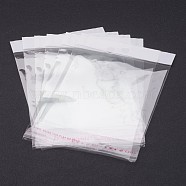 Pearl Film Cellophane Bags, OPP Material, with Self-Adhesive Sealing, Clear, 15x10x0.023cm(X-T02H1012)