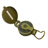 Alloy Compass Pocket Watch, with Acrylic Glass, Golden, 75~155x53x20~27mm(WACH-I0018-02)